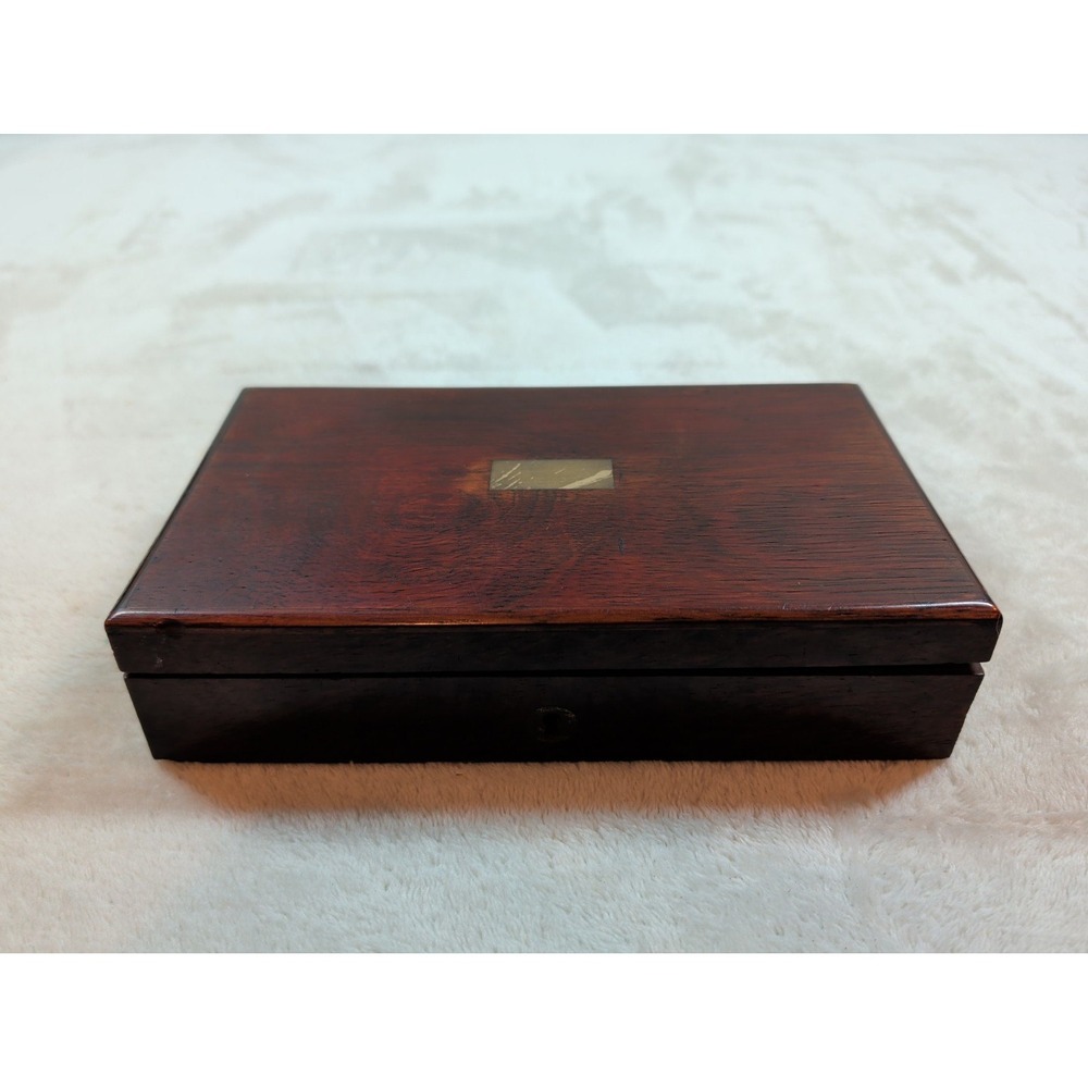 Antique Compas Superieurs Brevete SGDG Drafting Set Rosewood Case French Brass - Picture 2 of 11